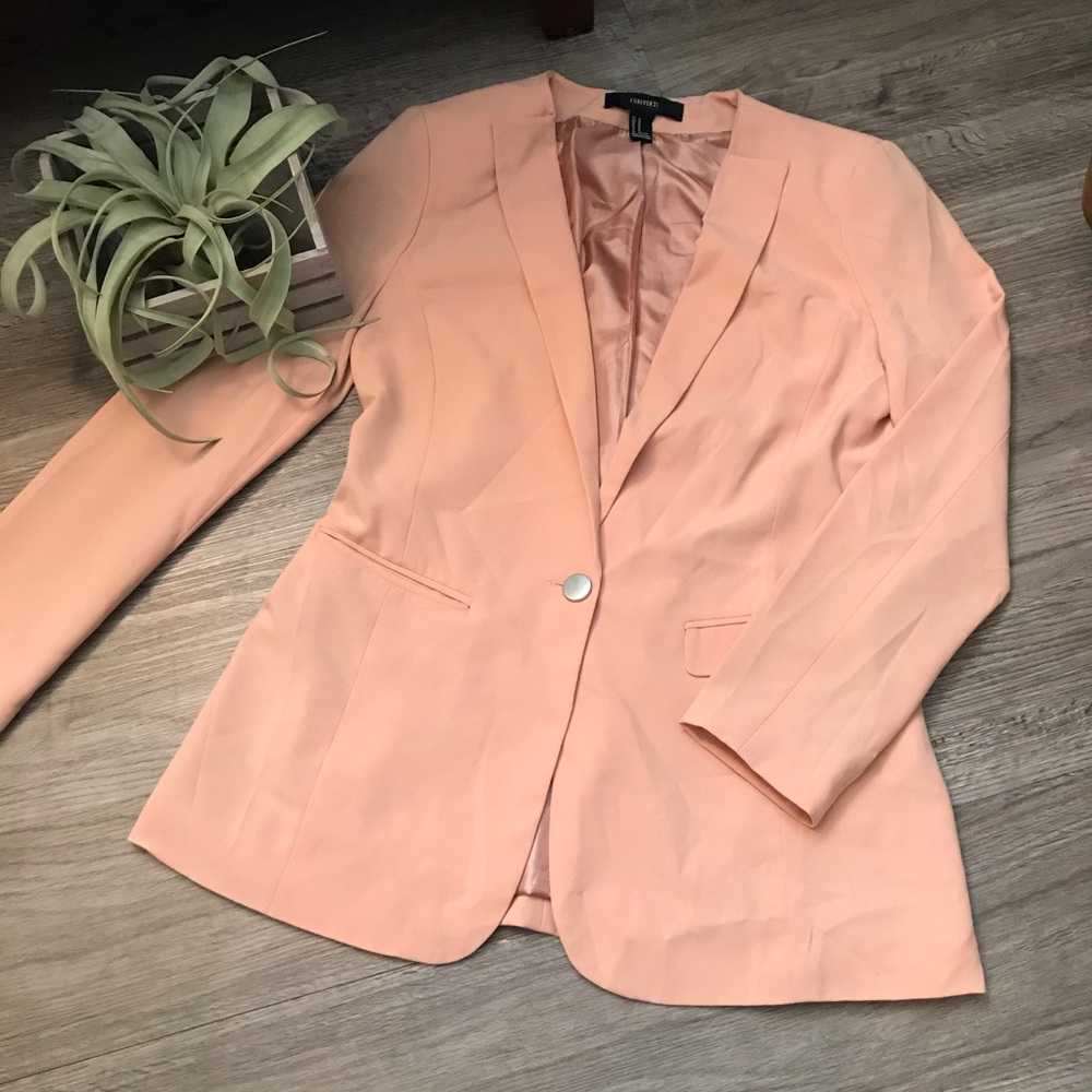 Forever 21 Peach Blazer